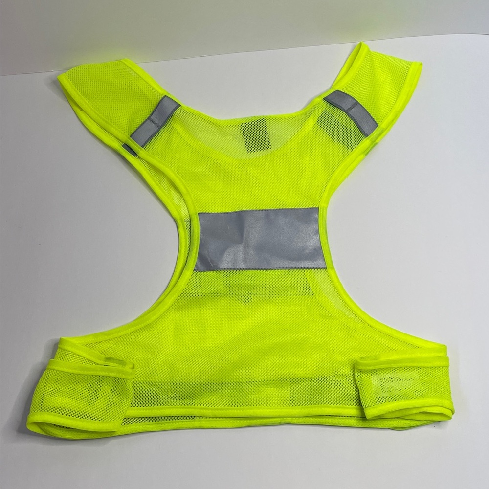 Nathan Neon Yellow Safety Vest with Reflective Panel.  Size S/M. - Picture 6 of 6